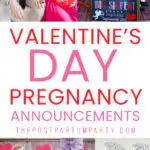 Valentine's Day pregnancy announcement pin image