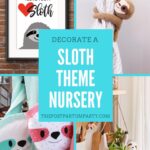 sloth nursery decor