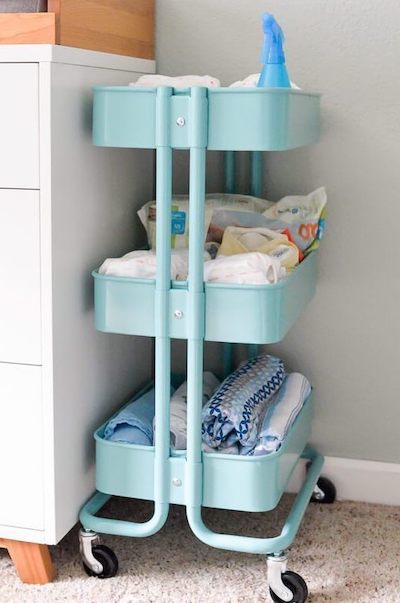 20 Clever Ideas For Your Small Nursery, Small Space Changing Table Dresser