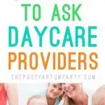 questions to ask daycare providers