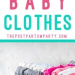 organize baby clothes pin