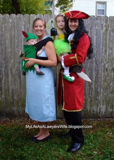 Peter Pan Halloween Costume for family