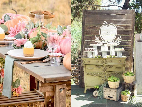 fall themed baby shower ideas