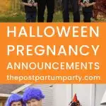 halloween pregnancy announcements pin image