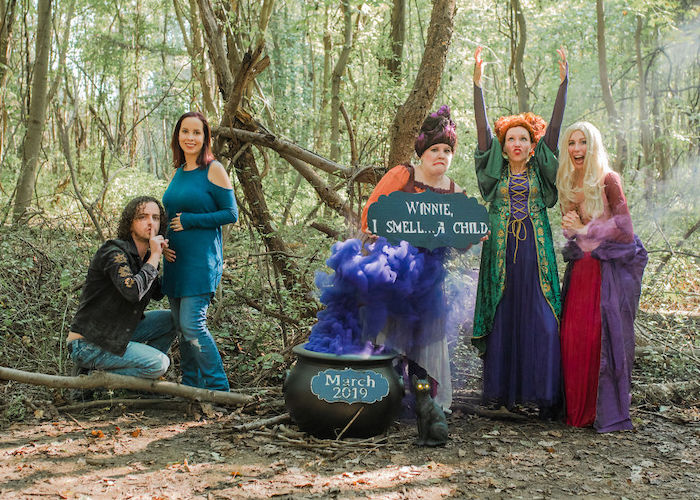 Hocus Pocus halloween pregnancy announcement