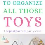 ways to organize toys