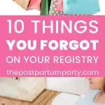 forgotten baby registry items