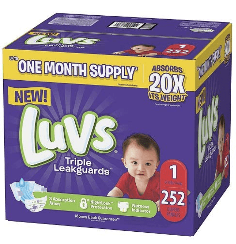 LUVS - Best overnight diapers