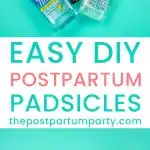 Diy Padsicles Frozen Pads For