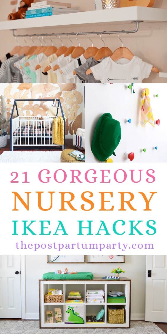 21 Gorgeous IKEA Nursery Hacks - The Postpartum Party