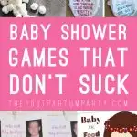 baby shower games that dont suck