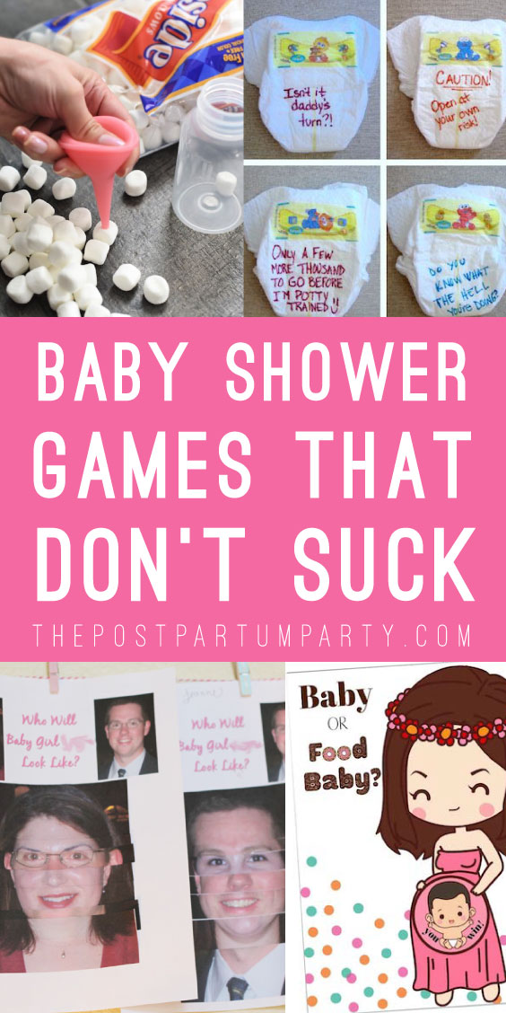 55 Baby Shower Games That Don t Suck The Postpartum Party