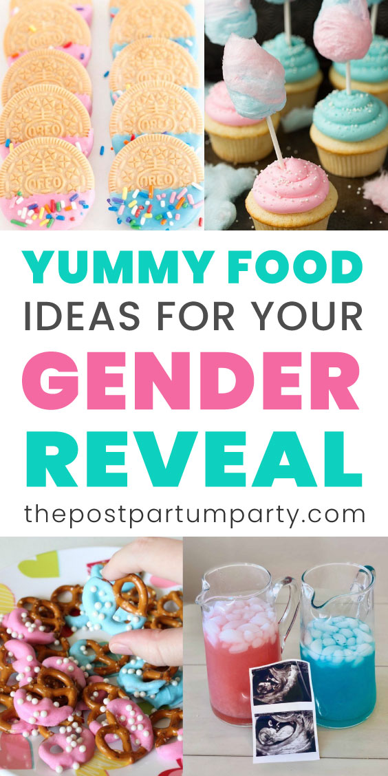 35 Adorable Gender Reveal Food Ideas The Postpartum Party