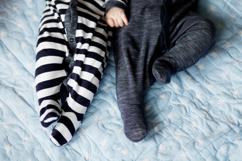 newborn hacks avoid snap button pajamas