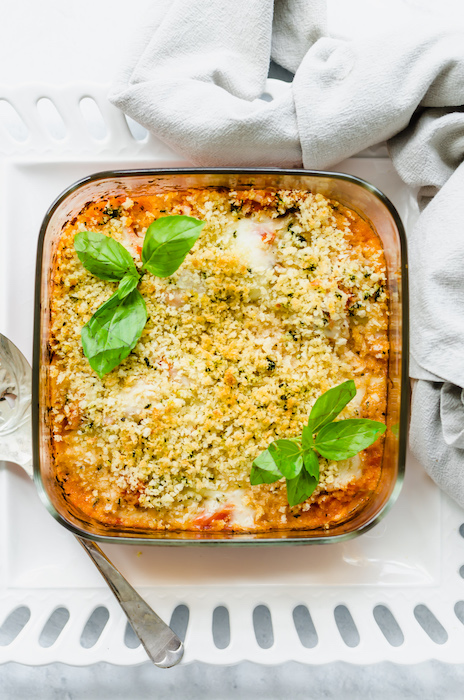 chicken parmesan casserole - freezer meals before baby