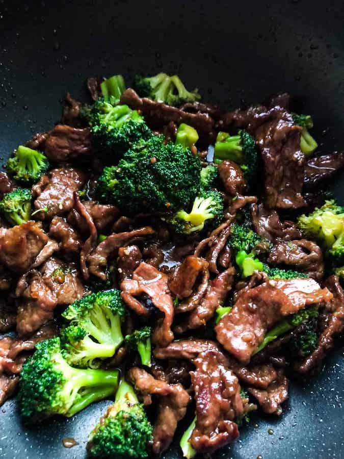 beef stir fry - freezer meals before baby