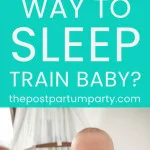 sleep training baby pin image