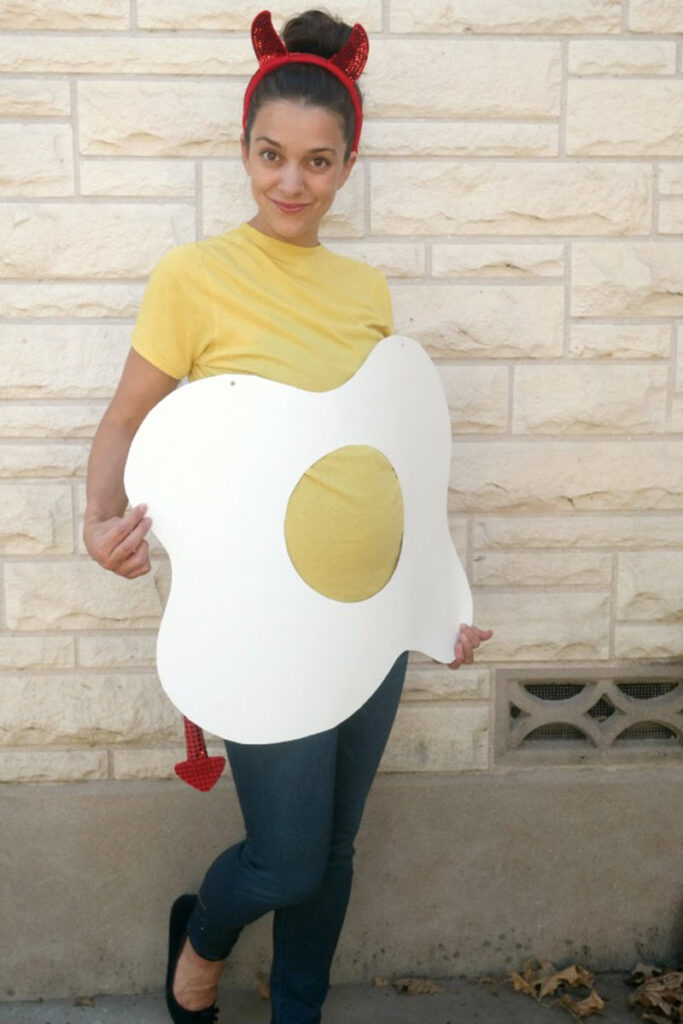 deviled egg maternity Halloween costume