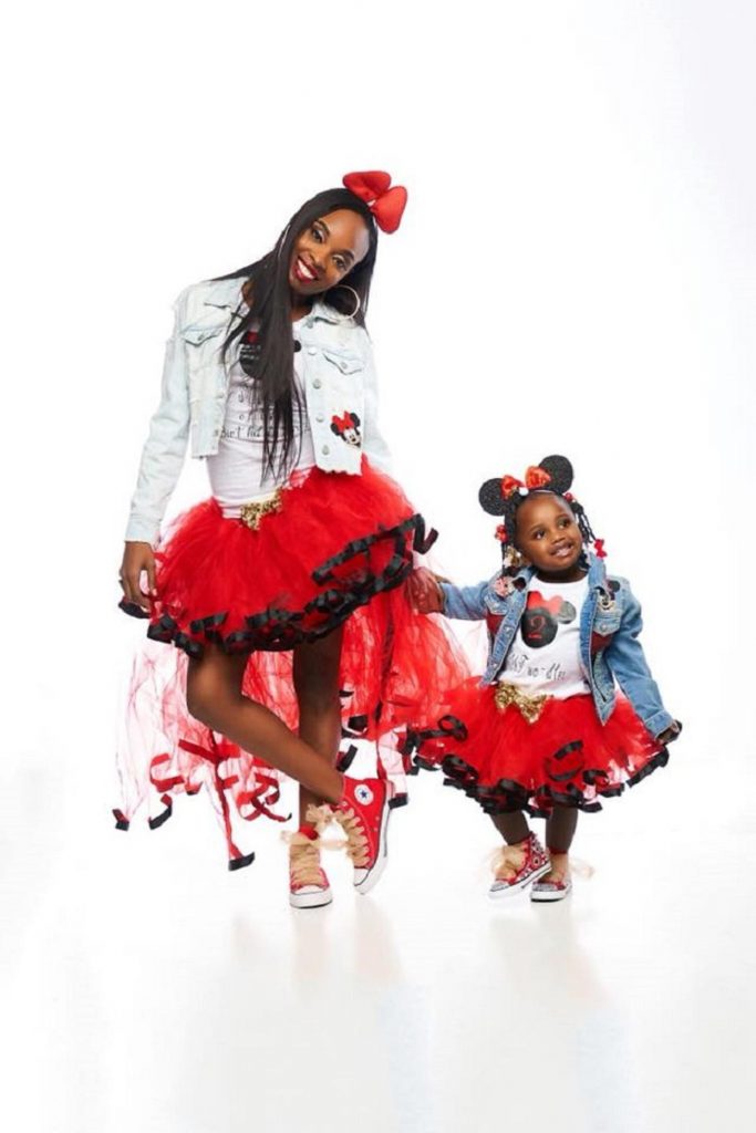 matching mom and baby minnie mouse costumes