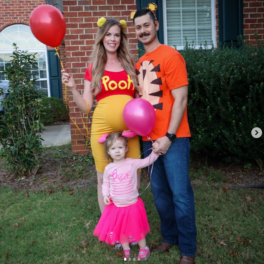 pregnant pooh costume