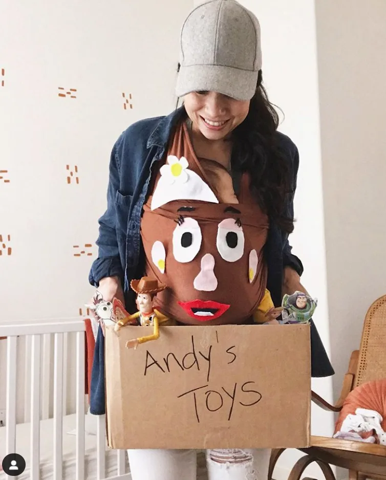 Toy Story babywearing Halloween costume