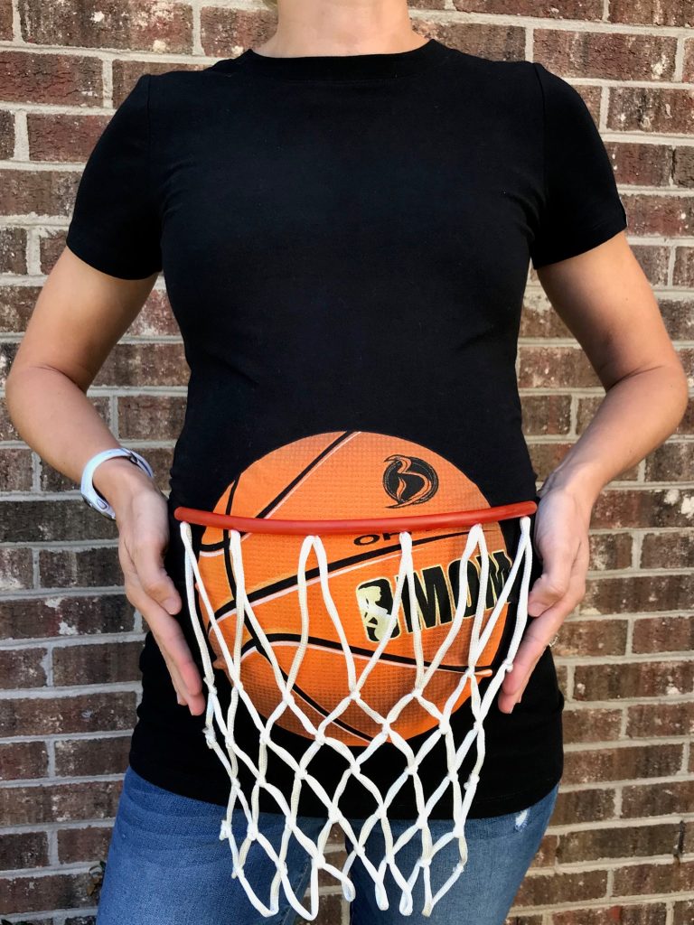Basketball hoop maternity Halloween costume