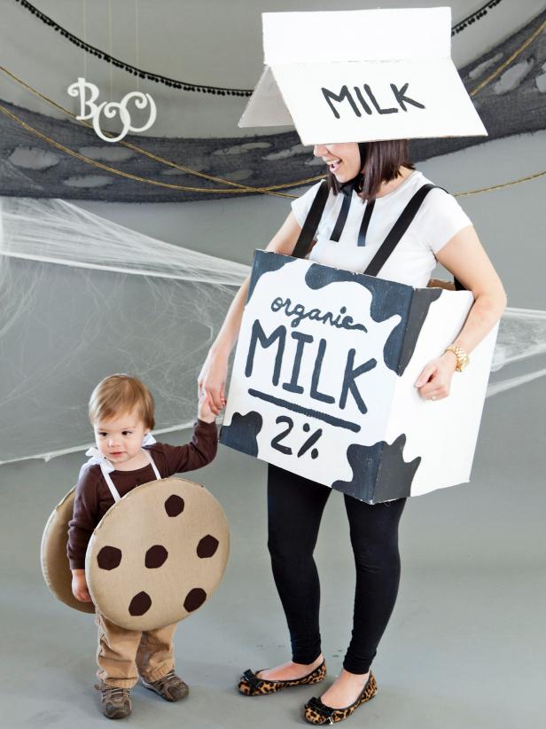 cookies and milk costume