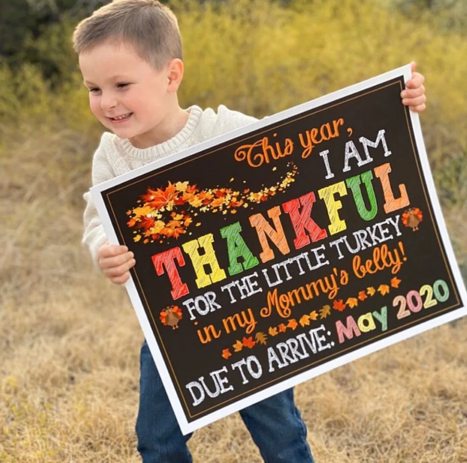 big brother Thanksgiving pregnancy announcement