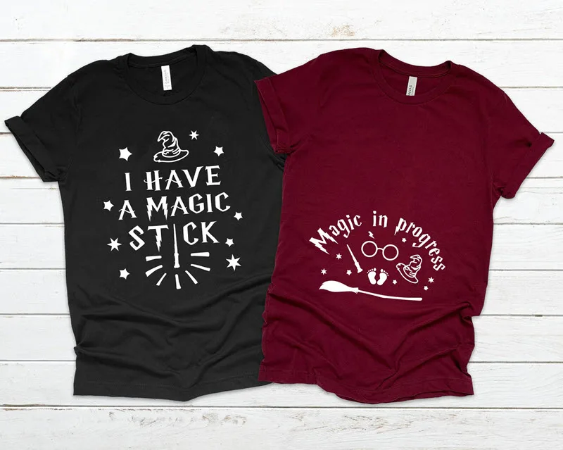 Harry Potter parent shirts expecting baby