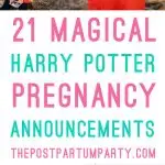 Harry potter pregnancy announcement pin image
