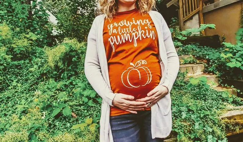 Growing a Pumpkin pregnancy shirt