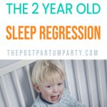 2 year old sleep regression pin image