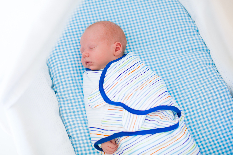 how to dress baby for sleep swaddled baby sleeping