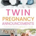 twin pregnancy announcement pin