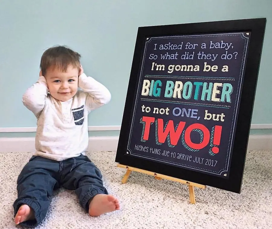big brother announcing twin pregnancy