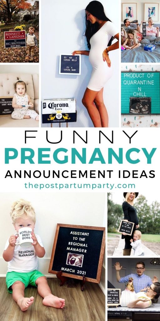 funny pregnancy announcement pin image