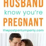 ways to tell your husband you're pregnant