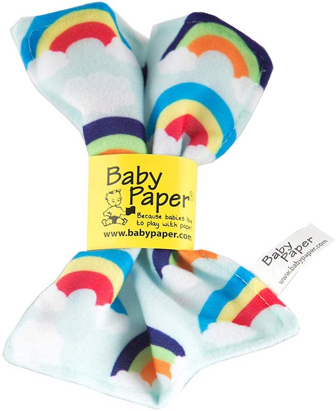 baby paper stocking stuffer toy