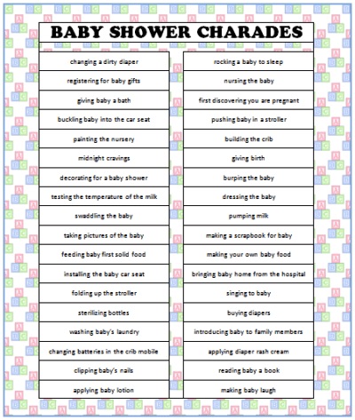 25 Hilarious Printable Baby Shower Games - The Postpartum ...