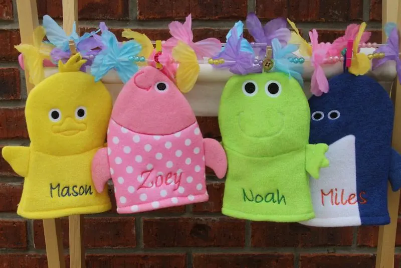 bath mitts for kids - stocking stuffer idea
