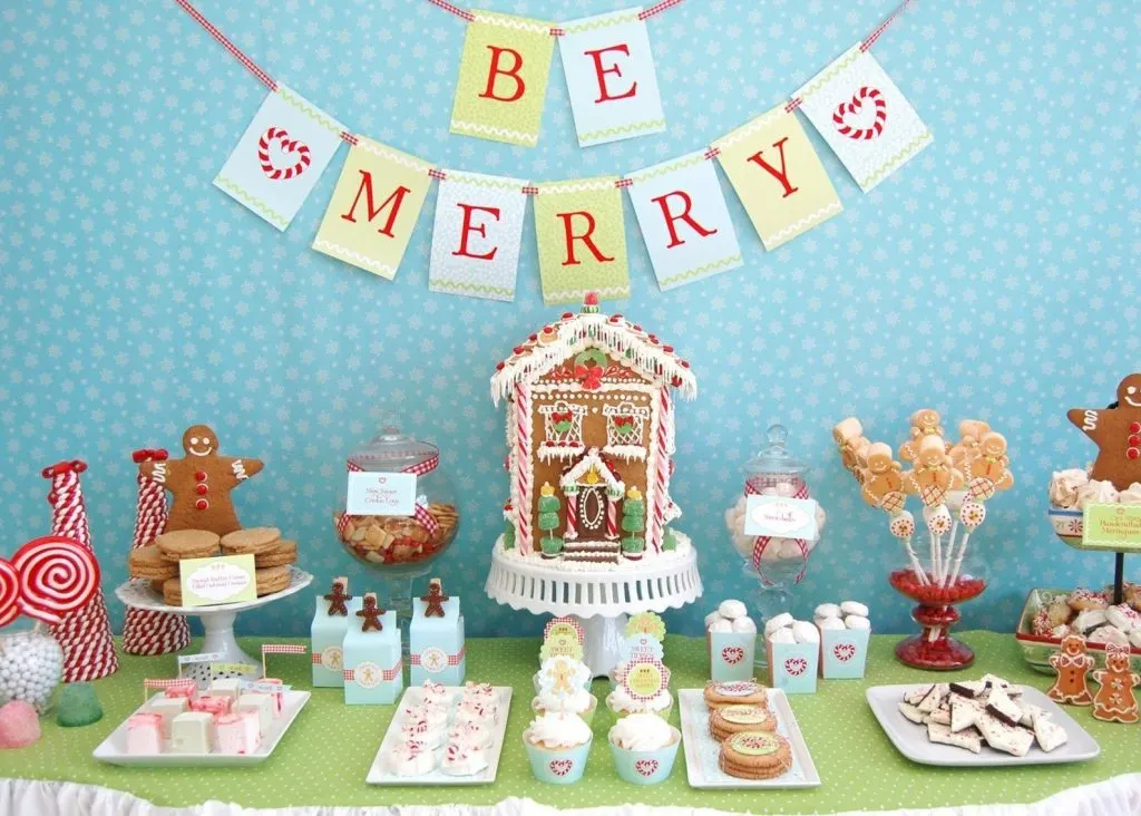 Christmas baby shower - Gingerbread