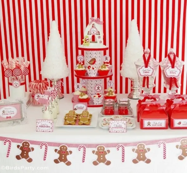 Christmas baby shower - Candy