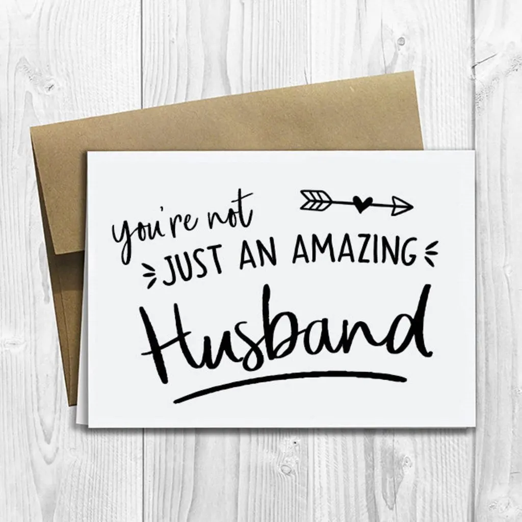 ways to tell husband you're pregnant - greeting card