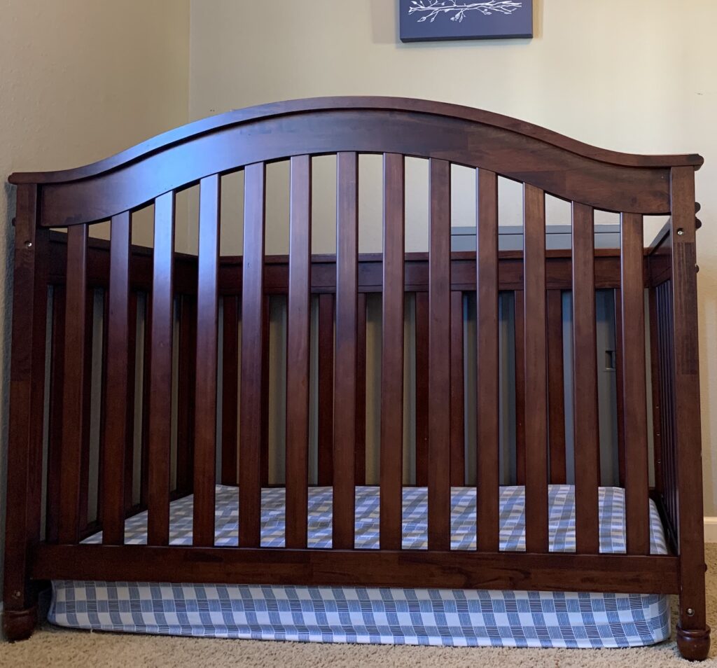 How to lower store crib mattress to floor