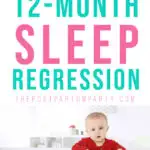 12 month sleep regression pin image