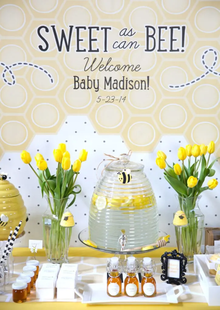 sweet as bee baby shower