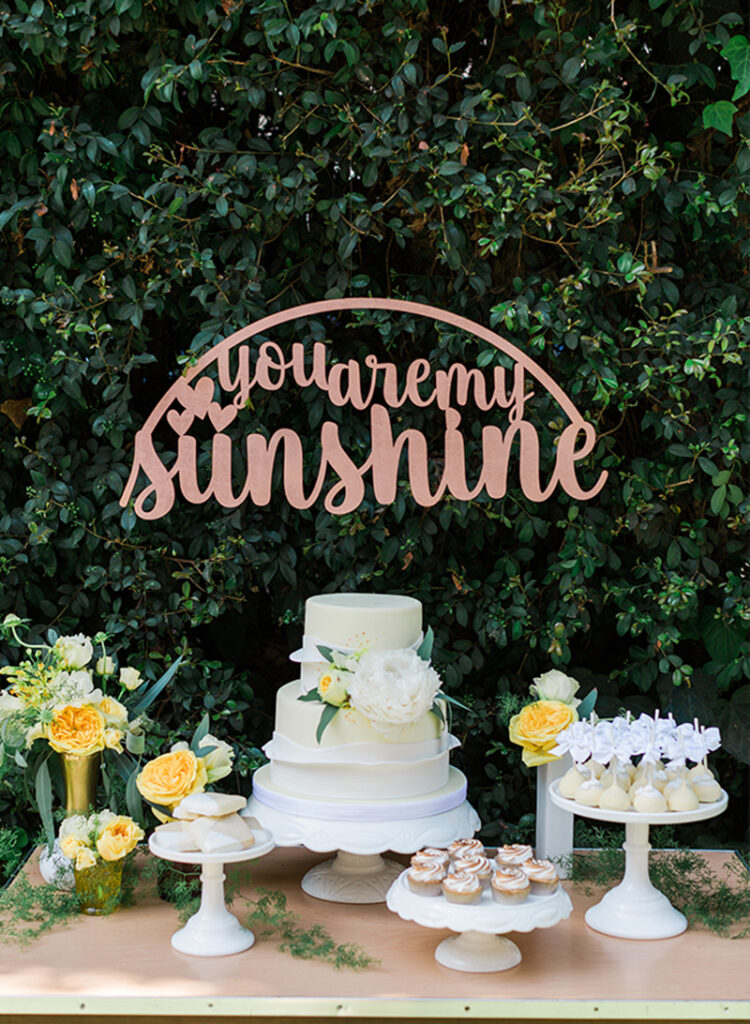 you are my sunshine baby shower