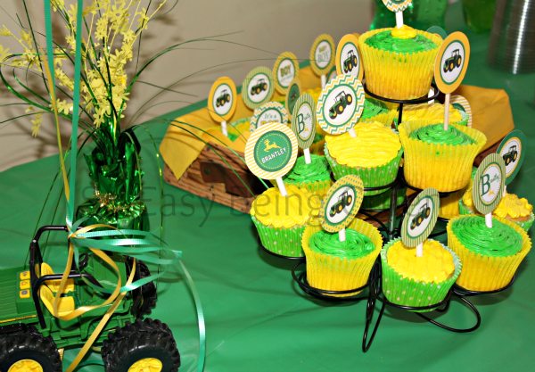 John Deere tractor baby shower