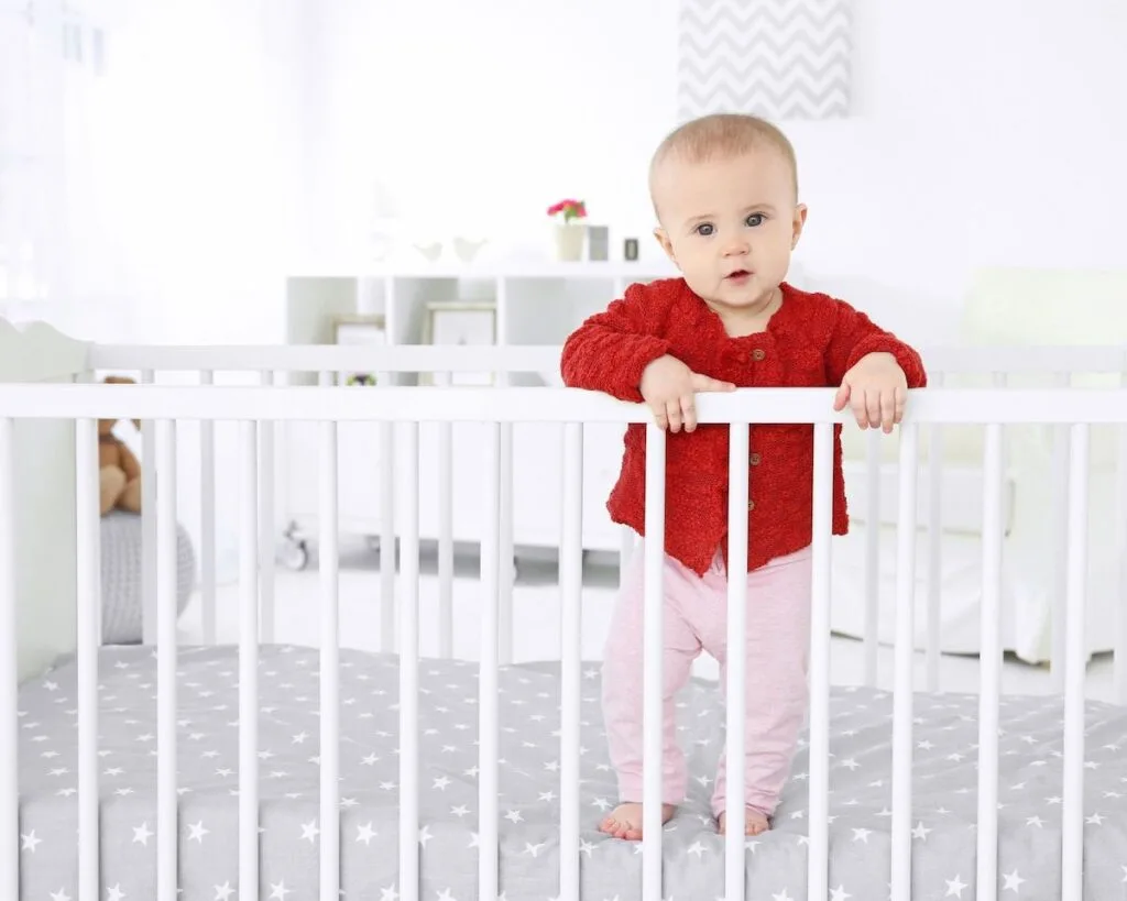 12-month sleep regression due to baby practicing new skills