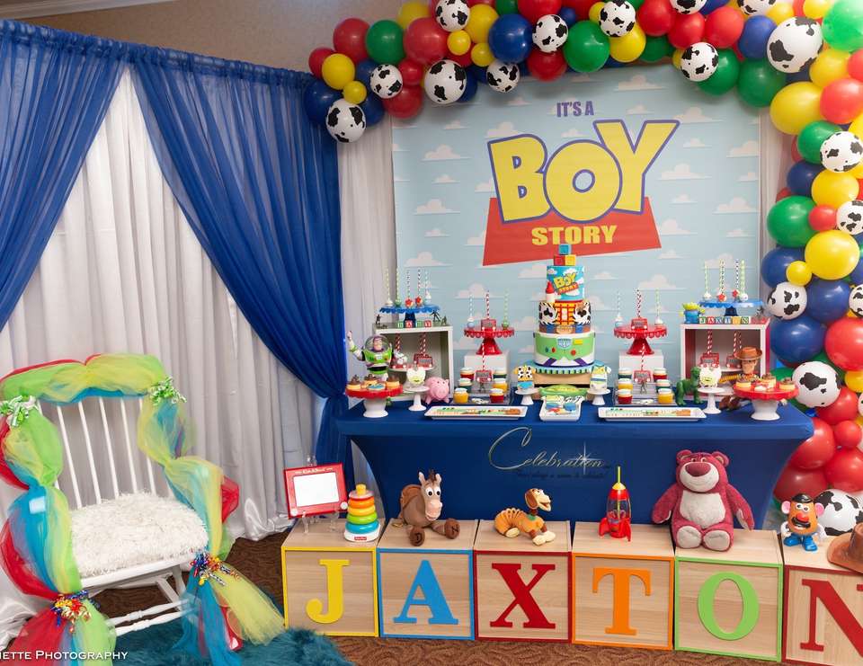 Boy Story baby shower theme